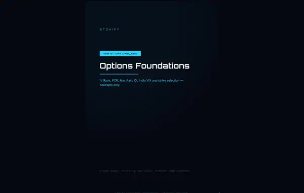 Options Foundations