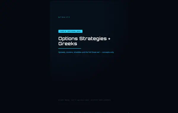 Options Strategies + Greeks